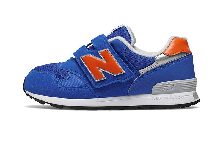 New Balance New Balance NB 313 Slip Resistant Balance Lightweight Kids Lifestyle Shoes Blue Orange Children Aged 3 7 Years Old