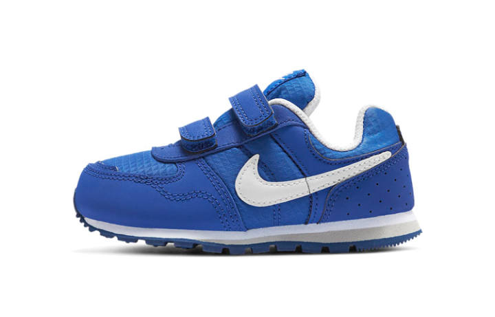 Nike Nike MD Runner Fabric Slip Resistant Abrasion Resistant Low top Running Shoes Blue White Infant And Toddler