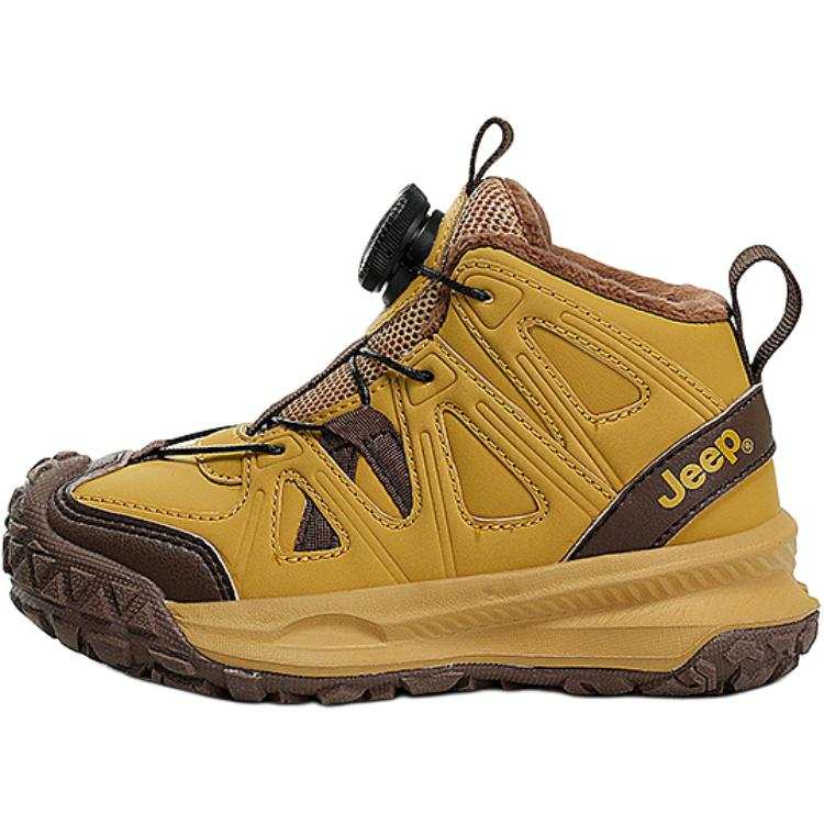 Jeep Knob Buckle, Fleece Lined, Sports, Comfortable Soft Sole, Slip Resistant Cushioning Thermal