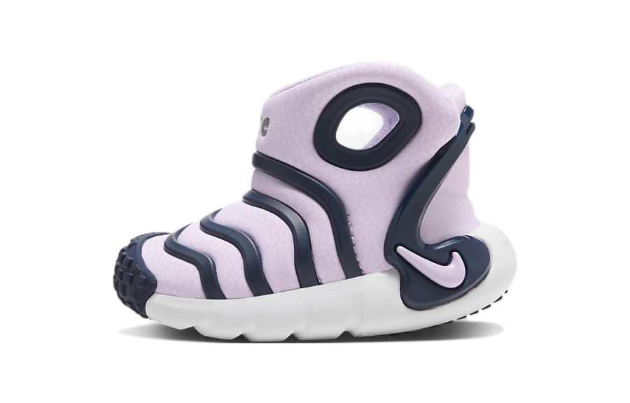 Nike Nike Dynamo GO Boot Slip Resistant Cushioning Abrasion Resistant Mid top Toddler Shoes Frost Purple Infant And Toddler