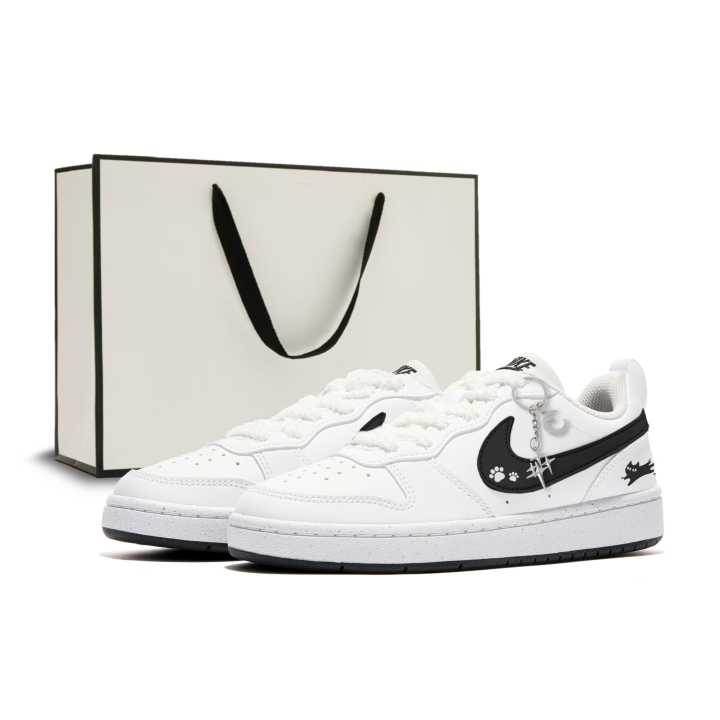 Nike Nike Court Borough GS Slip Resistant, Abrasion Resistant, Breathable Slip Resistant, Abrasion Resistant, Breathable
