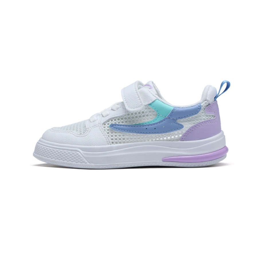 Satchi Breathable Kids Lifestyle Shoes White Purple Kids'