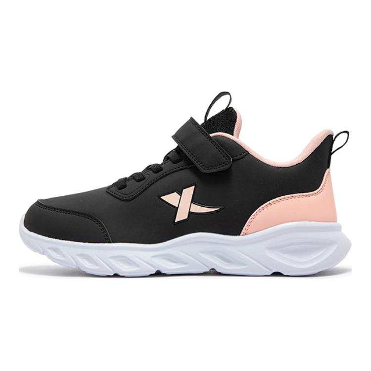 XTEP Low top Running Shoes Black Pink Teenagers