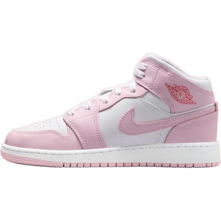 Jordan Jordan Air Jordan 1 Mid top Basketball Shoes White Unisex