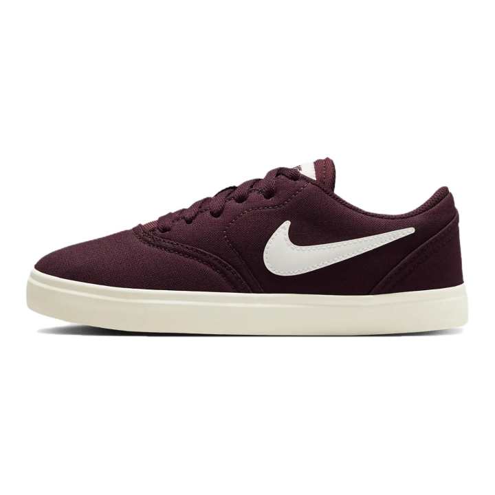 Nike Nike SB Check Canvas Low top Skateboard Shoes Burgundy Unisex