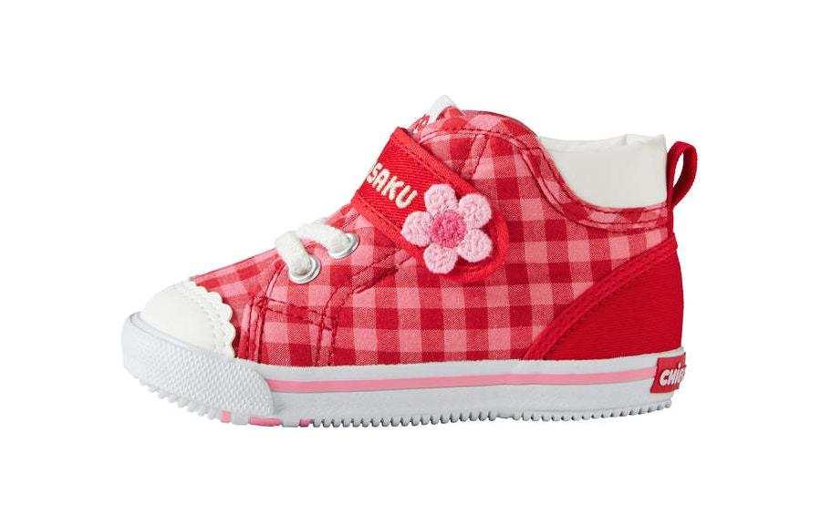 MIKI HOUSE Miki House Checked Touch-strap Sneakers