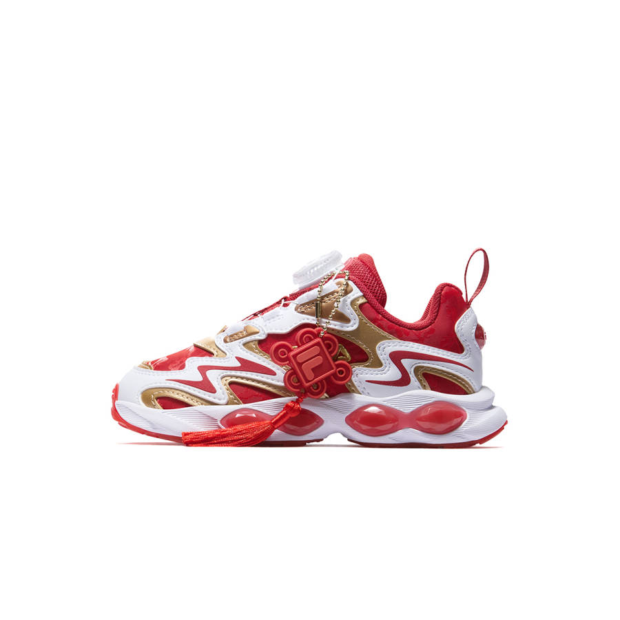 FILA KIDS Heritage Low top Kids' Running Shoes Dark Red/FILA White Children Aged 3 7 Years Old