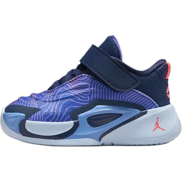 Jordan Jordan Luka 3 Slip Resistant Cushioning Low top Toddler Shoes Comet Purple/Midnight Marine Blue/Hydro Blue
