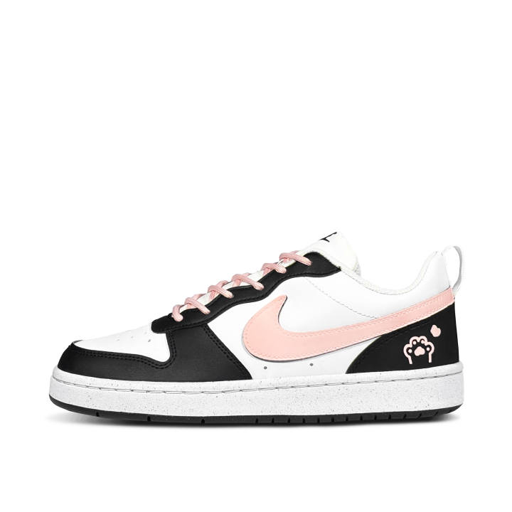 Nike Nike Court Borough Moe Claws Low top Kids' Skateboarding Shoes Black Pink White Unisex