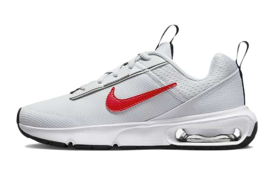 Nike Nike Air Max INTRLK Lite Cushioning Abrasion Resistant Low top Casual Shoes Gray Red Unisex