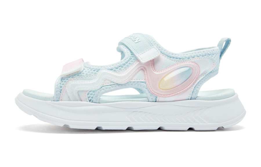 QIAODAN Comfortable And Trendy Sandal Blue Pink Teenagers