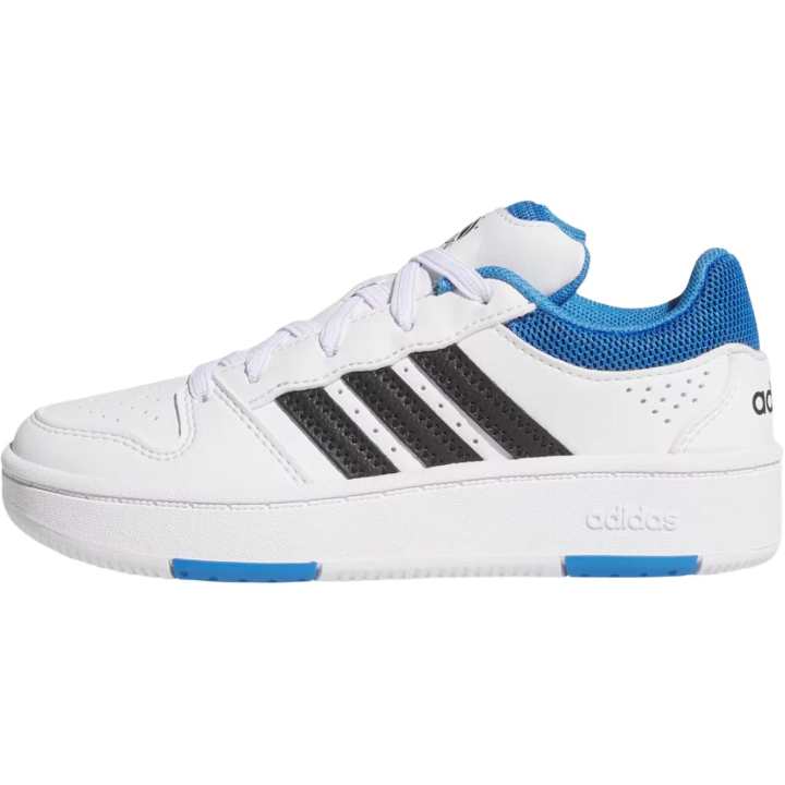 Adidas Adidas Hoops Low top Skateboard Shoes White Blue Kids'