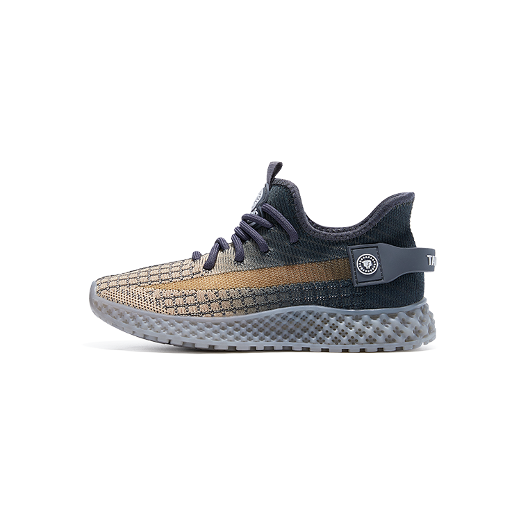 TARANIS Kids' Running Shoes Gray Coffee Teenagers