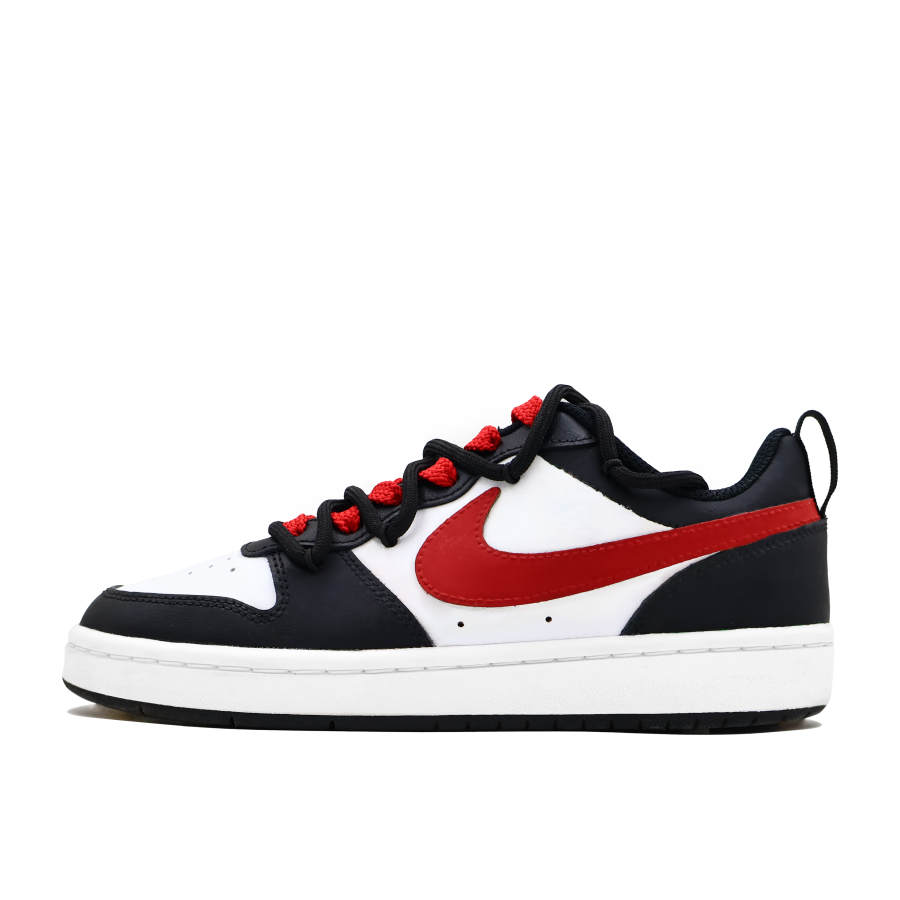 Nike Nike Court Borough Wild Dreams Collection Low 2 Leather Balance Low top Kids' Skateboarding Shoes Black Red Teenagers
