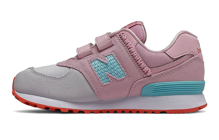 New Balance New Balance Cushioning, Wear Resistant Low top Kids Lifestyle Shoes Gray Pink Kids'