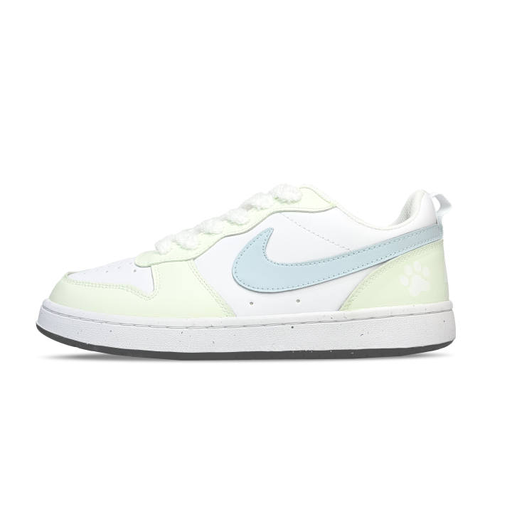 Nike Nike Court Borough Green Grape Cheese Abrasion Resistant Breathable Abrasion Resistant Breathable Low top