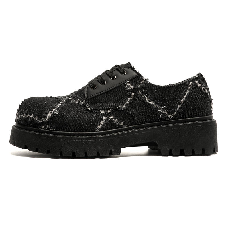 QIQUDUCK Denim Men's Casual Shoes Men's