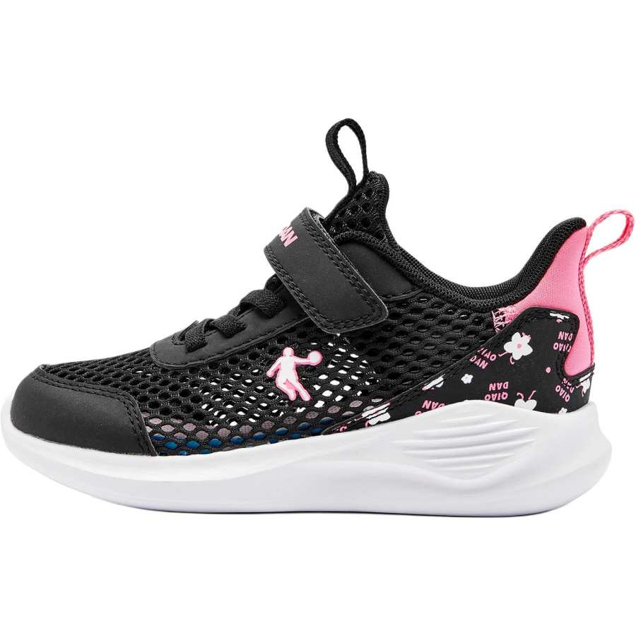 QIAODAN Comfortable Abrasion Resistant Low top Kids' Running Shoes Black Children Aged 3 7 Years Old