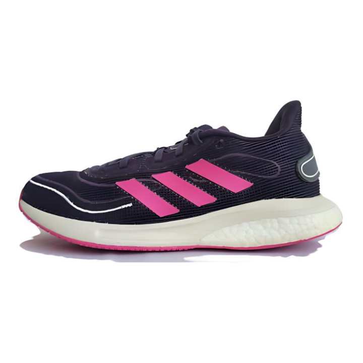 Adidas Adidas Supernova Mesh Comfortable Breathable Low top Kids' Running Shoes Purple Pink Teenagers