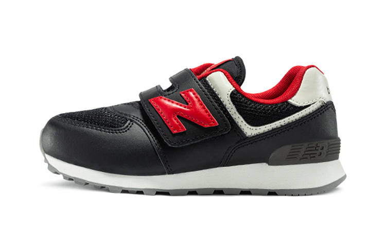 New Balance New Balance NB 574 Kids Lifestyle Shoes Black Red Children Aged 3 7 Years Old