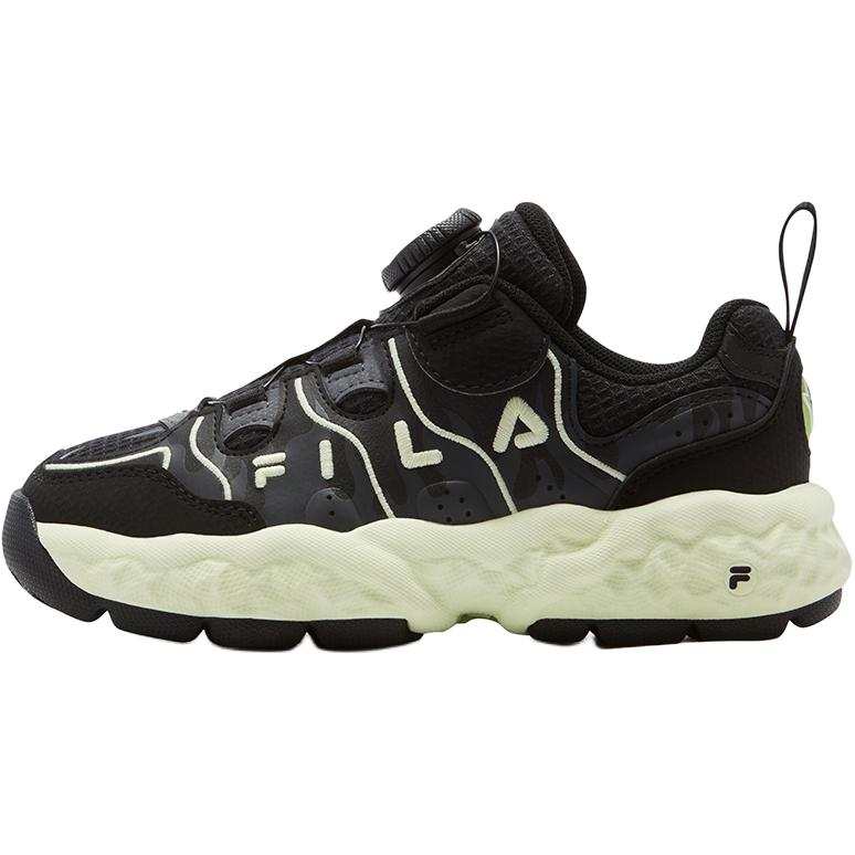 FILA KIDS MUFFIN Low top Basketball Shoes Black/Lime Green Kids'