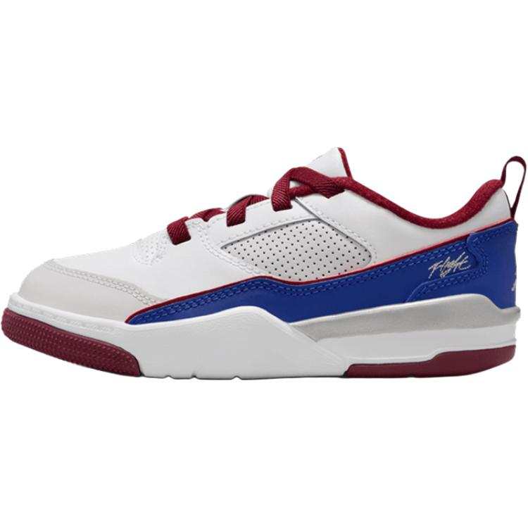 Jordan Jordan FLIGHT COURT Abrasion Resistant Low top Children's Basketball Shoes White Children Aged 3 7 Years Old