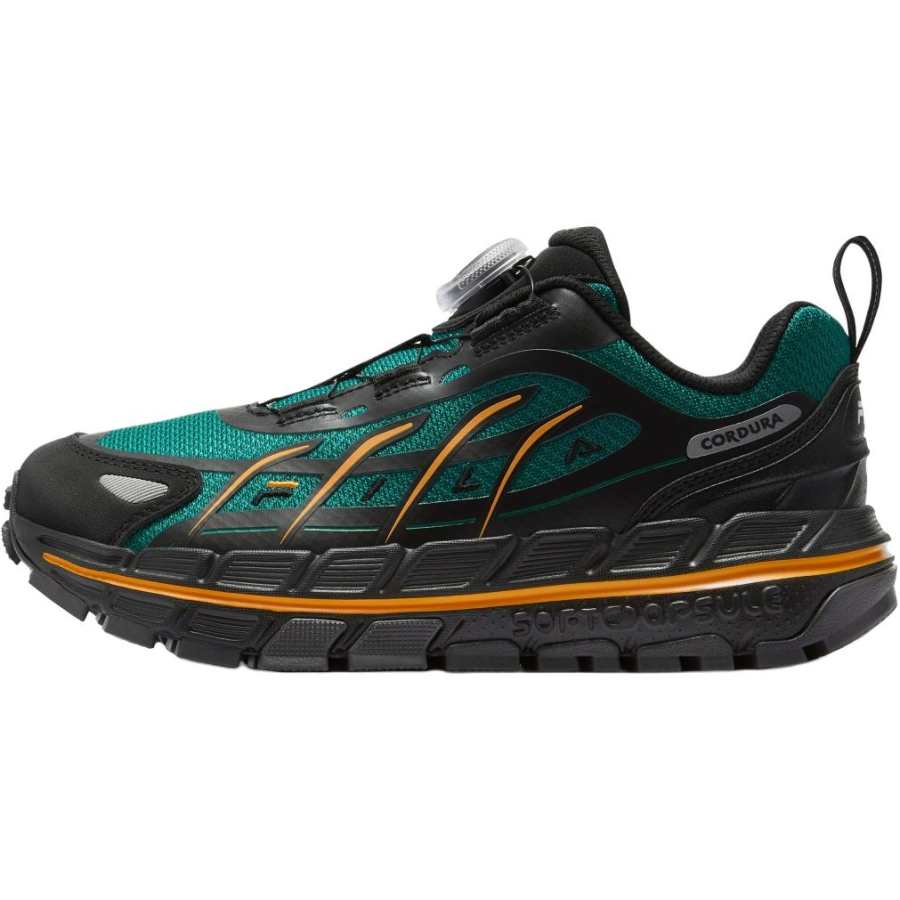 FILA KIDS PERFORMANCE FPH Lightweight Cushioning Low top Kids' Outdoor Shoes Mountain Green/Black Kids'