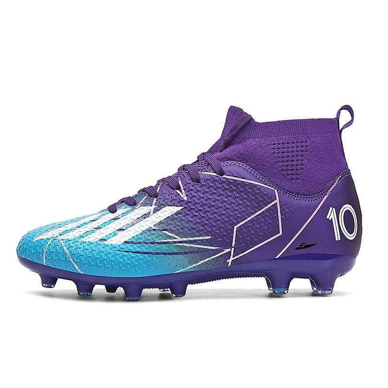 KUDING FG Firm Ground Artificial Turf, Natural Grass Coverage Impact Resistant Soccer Shoes Unisex