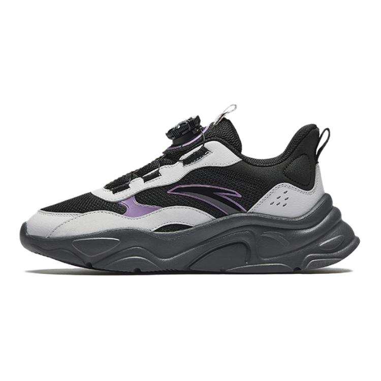 Antakids Low top Casual Shoes Black Gray Teenagers