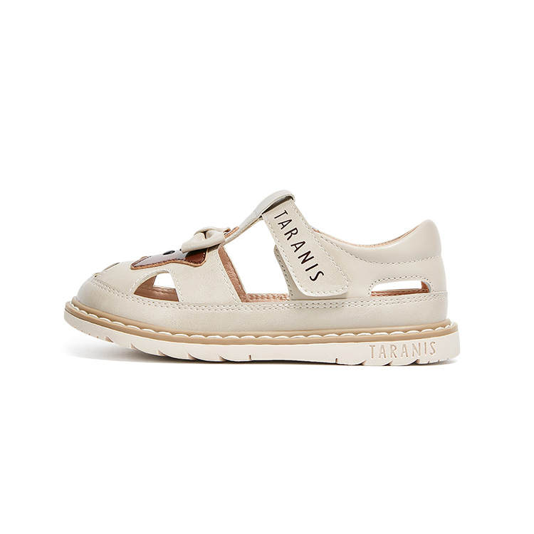 TARANISMETA Slip Resistant Slip Resistant Children's Sandals Apricot Children Aged 3 7 Years Old