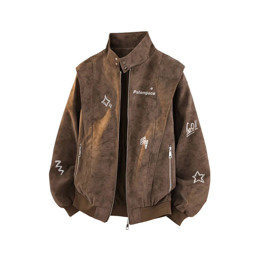 PAL ONGACO Jackets Unisex Stand Collar Moderate