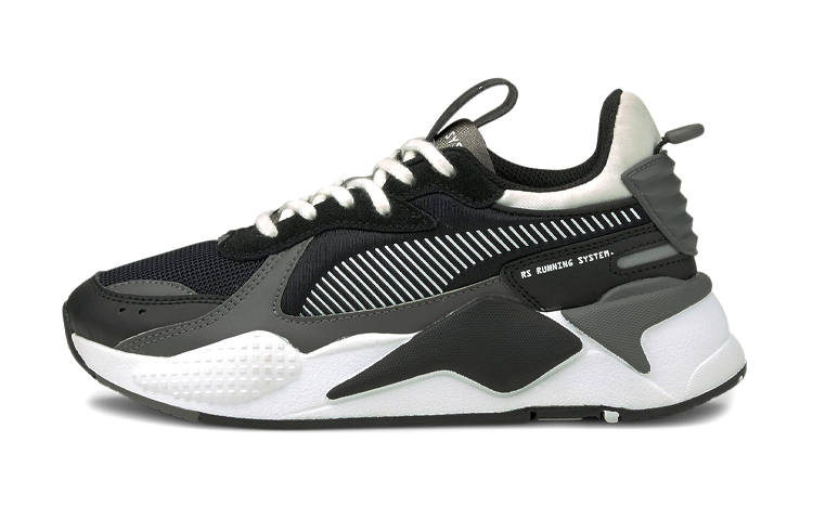 PUMA RS X Mix White Tigerlily Athletic Shoes Kids Lifestyle Shoes Black Teenagers
