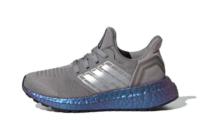 Adidas Adidas ULT Cushioning Low top Kids' Running Shoes Gray Brown Purple Children Aged 3 7 Years Old