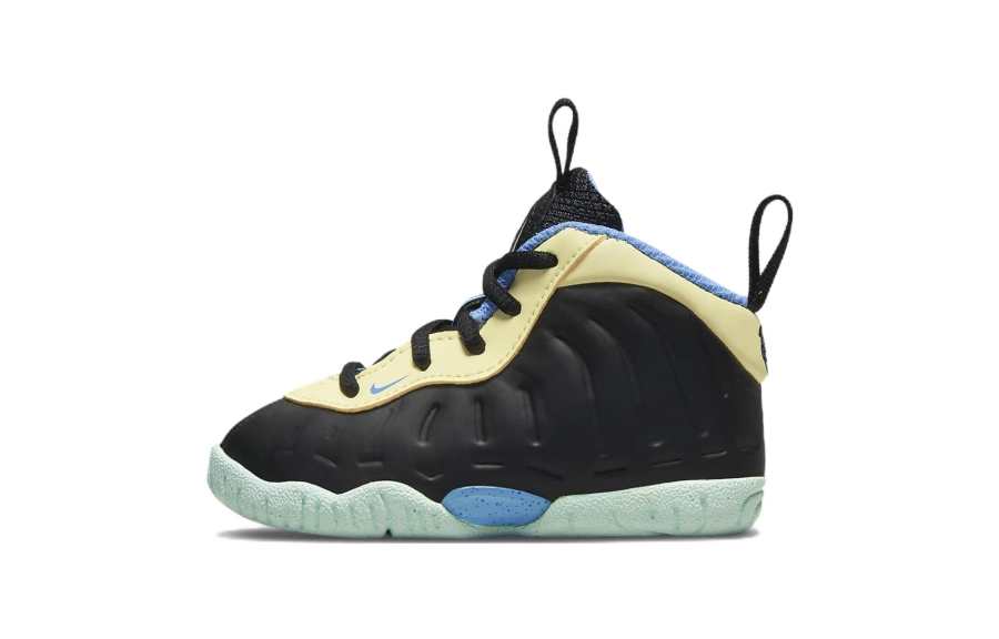 Nike Nike Little Posite One Mid top Toddler Shoes Black Yellow Infant And Toddler