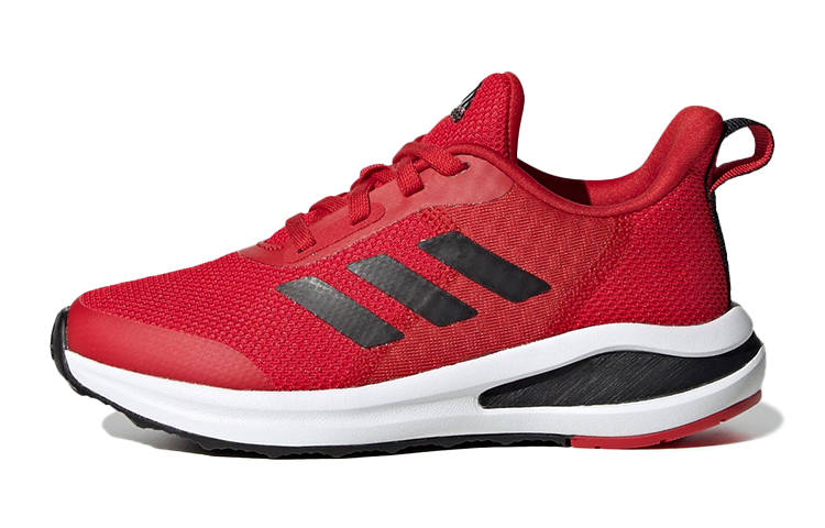 Adidas Adidas Fortarun 2020 Running Slip Resistant, Abrasion Resistant, Moisture Wicking Low top Kids' Running Shoes Red Black