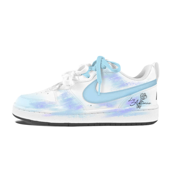 Nike Nike Court Borough Concentric Lock Low top Kids' Skateboarding Shoes White Teenagers