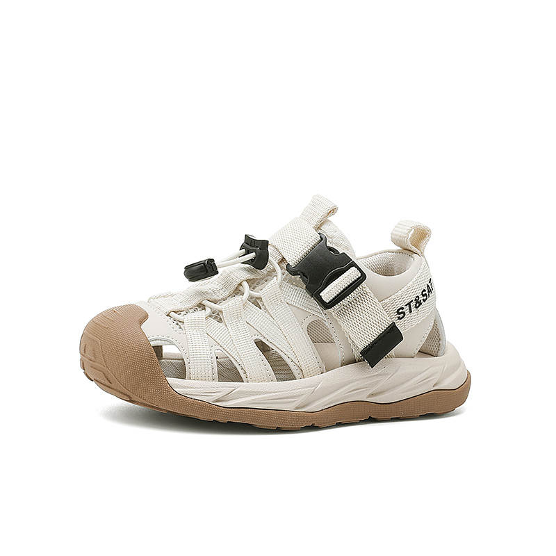 ST&SAT Synthetic, Microfiber Leather Slip Resistant, Anti Kick, And Breathable Children's Sandals Kids'