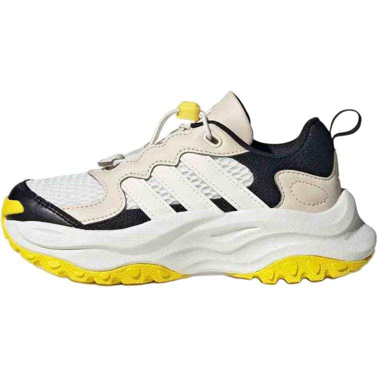 Adidas Adidas Maxxwavy Slip Resistant And Breathable Low top Kids Lifestyle Shoes Light Ivory/Black/Yellow/White Kids'