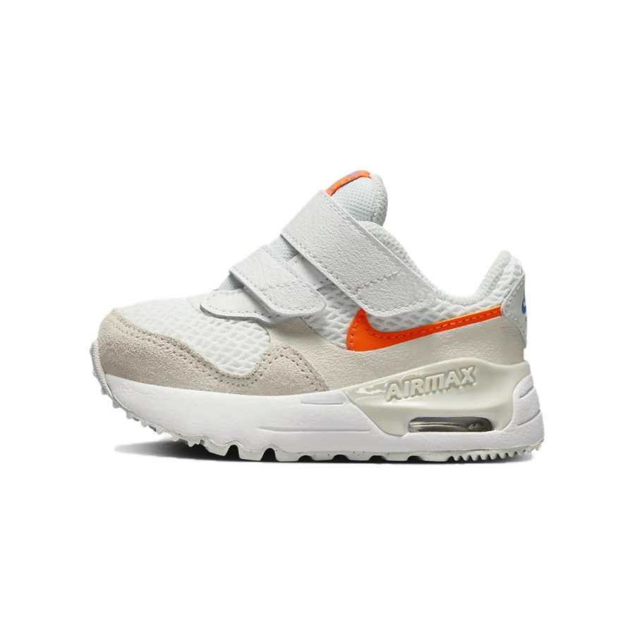 Nike Nike Air Max SYSTM Cushioning Breathable Cushioning Breathable Toddler Shoes White Orange Infant And Toddler