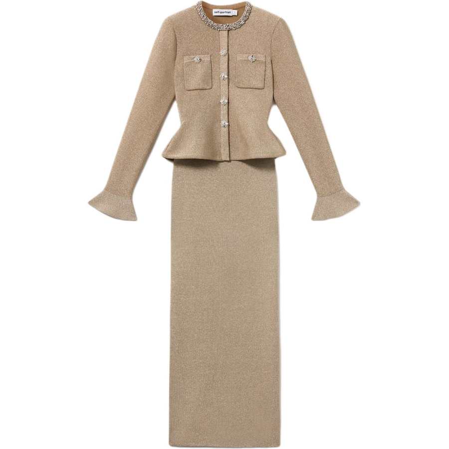 Self-portrait Self portrait Long Sleeved Dress Women's
