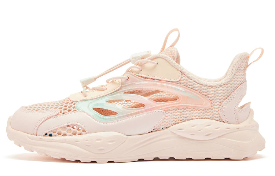 QIAODAN Frame Low top Casual Shoes Cloud Pink Hot Pink Unisex
