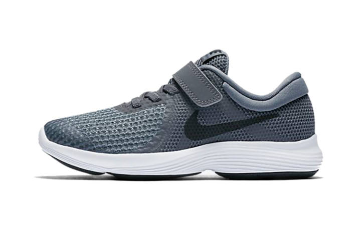 Nike Nike REVOLUTION 4 Cushioning Low top Kids' Running Shoes Gray Children Aged 3 7 Years Old