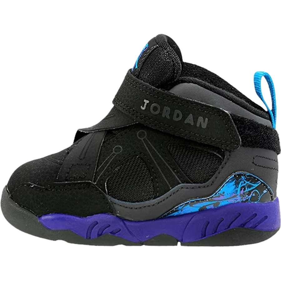 Jordan Jordan Air Jordan 8 Mid top Toddler Shoes Black Infant And Toddler
