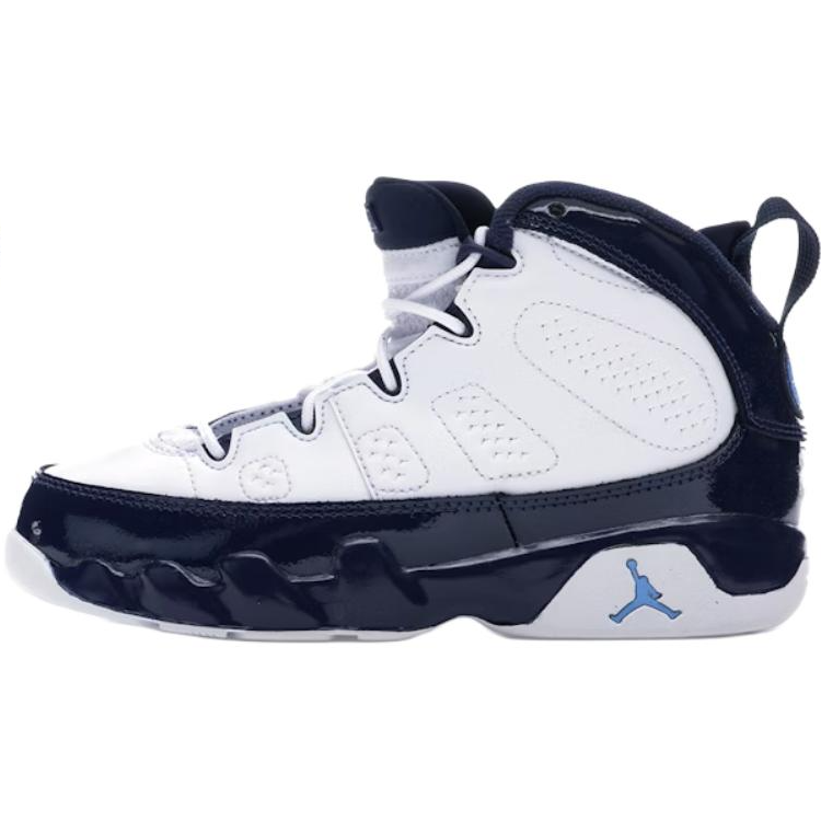 Jordan Jordan Air Jordan 9 Abrasion Resistant High top Children's Basketball Shoes Black White Kids'