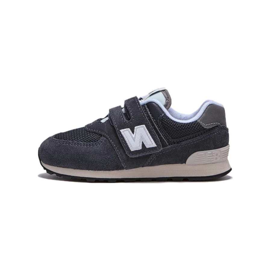 New Balance New Balance NB 574 Cow Leather Casual Abrasion Resistant Low top Toddler Shoes Marine Blue Infant And Toddler