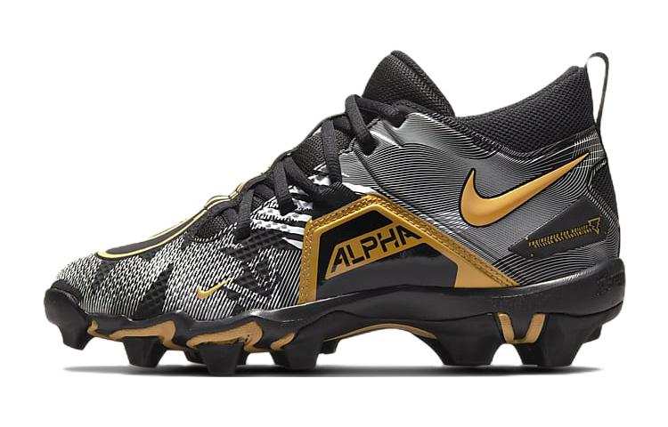 Nike Nike Russell Wilson X Alpha Menace 3 Shark GS 'Black Metallic Vivid Gold'
