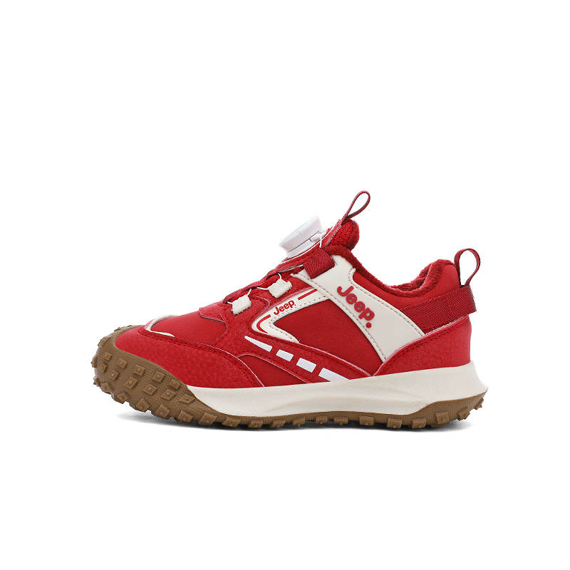 Jeep Synthetic Leather Thermal Abrasion Resistant Anti Kick Low top Kids' Running Shoes Kids'
