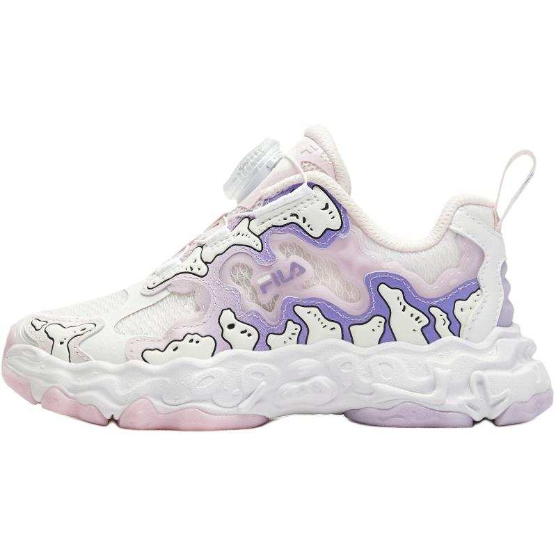 FILA KIDS Lightweight Shock Absorbers Low Top Kids' Running Shoes Mist Soft Pink/White Children Aged 3 7 Years Old