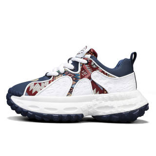 LONGDUIZHANG Artificial Leather Cushioning Abrasion Resistant Breathable Low top Running Shoes Unisex