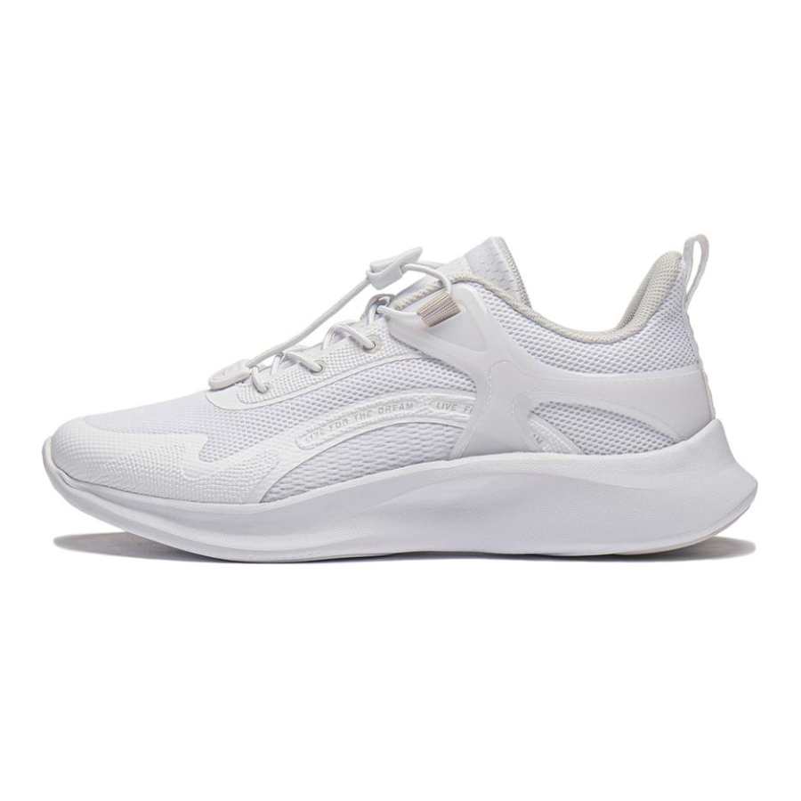 Li-Ning YOUNG Li Ning YOUNG Slip Resistant Cushioning Low top Kids Lifestyle Shoes White Kids'